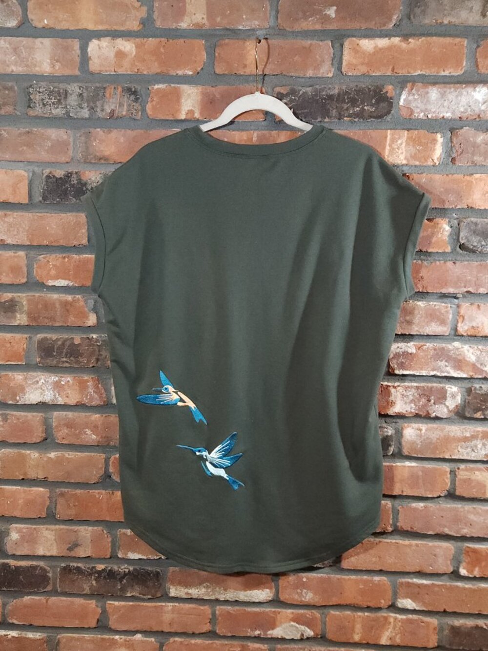 YoungLA Embroidered Bird French Terry Muscle Tee Streetwear Contemporary Men's S - Picture 4 of 7